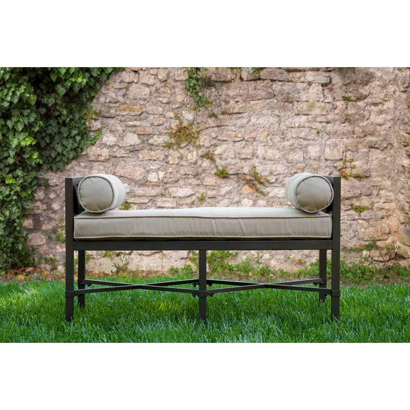 SEBrands Camden Outdoor Aluminum Garden Bench Wayfair